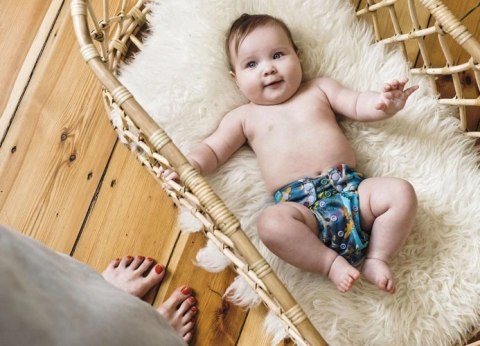 Pieluszka z kieszonką OS dwurzędowa SYRENKI