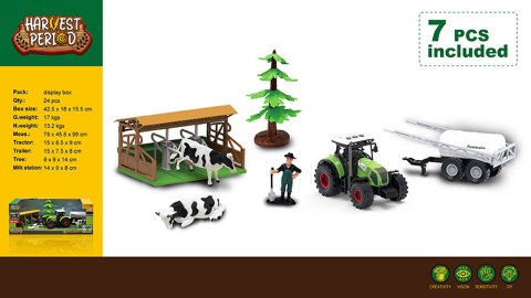Zestaw Farmerski z Traktorem Zestaw Farmerski z Traktorem