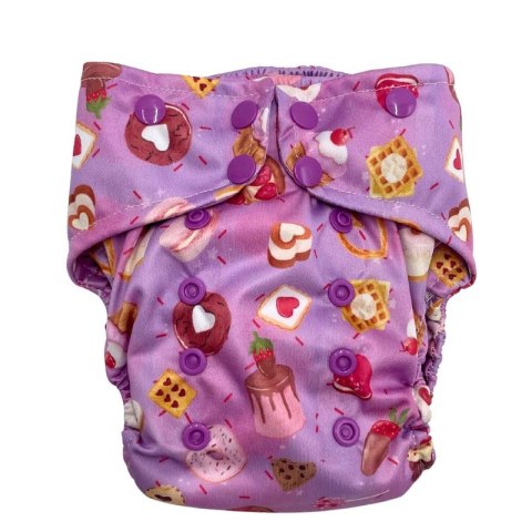 Pieluszka z kieszonką OS dwurzędowa, SŁODYCZE