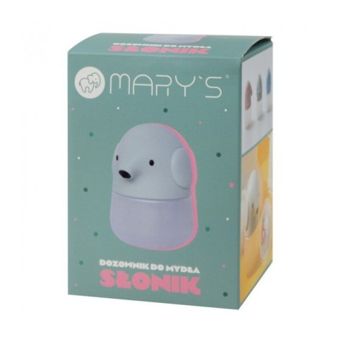 MARY'S MW20733 Dozownik do mydła Szary Słonik