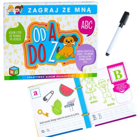 Od A do Z Album Edukacyjny do Nauki Pisania KS0011 Od A do Z Album Edukacyjny do Nauki Pisania KS0011