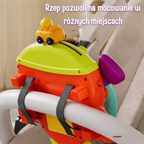 WOOPIE BABY Interaktywna Kierownica Samolot Pojazd na Łózeczko Wózek Efekty 18m+