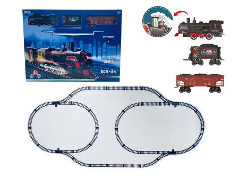 MEGA Kolejka z Pociągami z Funkcją Dymu, Świateł i Dźwięku MEGA Kolejka z Pociągami z Funkcją Dymu, Świateł i Dźwięku