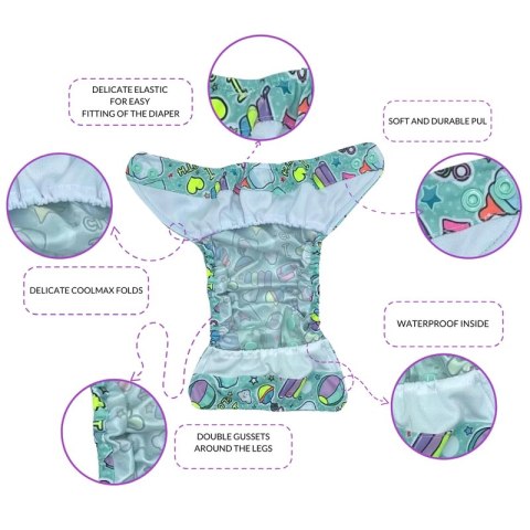 Otulacz noworodkowy 3-7kg - OWADY