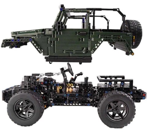 Zestaw Klocków Auto Terenowe, off-road 2078el. Zielone