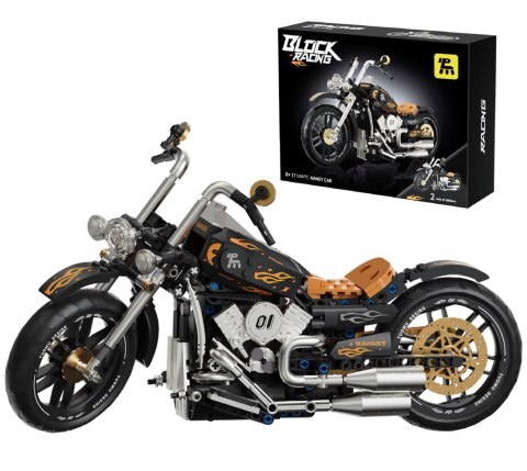 Zestaw Klocków Motocykl Czarny 455el. Zestaw Klocków Motocykl Czarny 455el.
