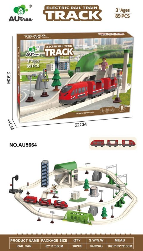 Kolejka Miasto z Funkcją Świateł i Dźwięku 89el. Kolejka Miasto z Funkcją Świateł i Dźwięku 89el.