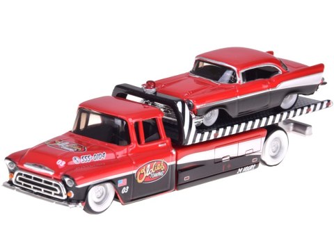 Maisto Licencjonowane Auta Metalowe Chevrolet Flatbed 1957 i Bel Air ZA5864