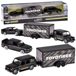 Maisto Licencjonowane Auta Metalowe Mercedes-Benz G 1988 i BMW M3 E30 ZA5960