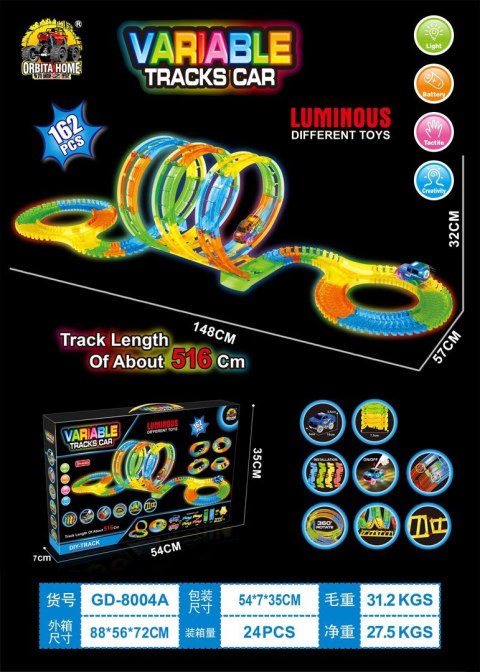 Tor Samochodowy Wyścigowy VARIABLE 162el. Tor Samochodowy Wyścigowy VARIABLE 162el.