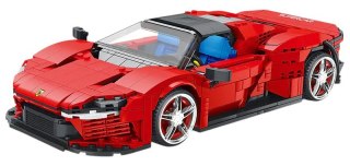 Zestaw Klocków Auto Sportowe Czerwone 1069el.