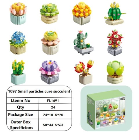 Zestaw Klocków Kwiaty 1097el. Zestaw Klocków Kwiaty 1097el.