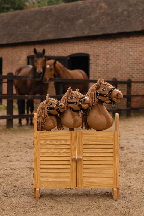 Hobby Horse Mały koń na kiju Premium siwek jabłkowity z siwą grzywą A5