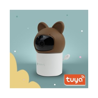 MARY'S MW61443 Obrotowa niania kamera elektroniczna Miś brązowy WIFI TUYA