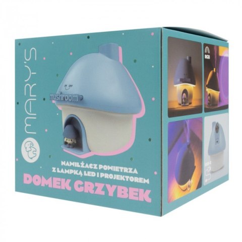 MARY'S MW61498 Nawilżacz powietrza LED Grzybek niebieski MARY'S MW61498 Nawilżacz powietrza LED Grzybek niebieski