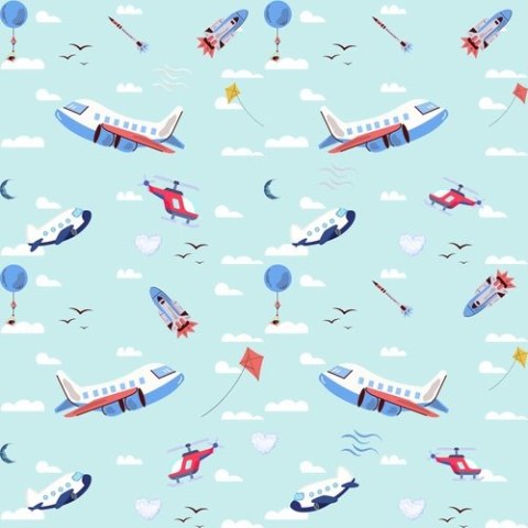 Średni worek na basen i pieluszki SAMOLOTY Średni worek na basen i pieluszki SAMOLOTY