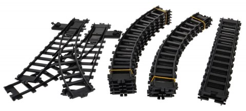 Kolejka z funkcją Dymu dla dzieci 5+ Długi tor + Lokomotywa retro + 4 wagony Kolejka z funkcją Dymu dla dzieci 5+ Długi tor + Lokomotywa retro + 4 wagony