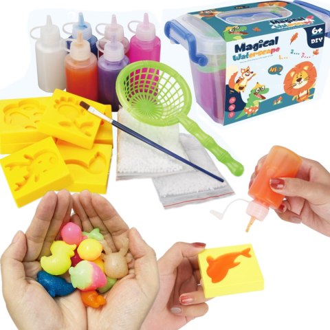 MASA PLASTYCZNA DLA DZIECI ŻEL DIY ZESTAW KREATYWNY AQUA GEL