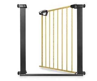 Milly Mally Bramka zabezpieczająca Barierka na schody Guardy 83 Black Natural