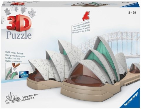 Puzzle 3D 216 Budynki nocą: Opera w Sydney Puzzle 3D 216 Budynki nocą: Opera w Sydney