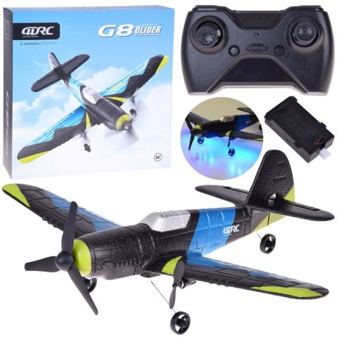 Samolot G8 Glider - Lekki Samolot z Pianki EPP z LED Napędem USB RC0723