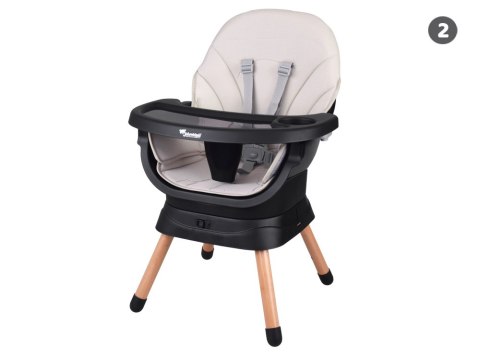 Wielofunkcyjny fotel obracane krzesełko do karmienia 6w1 dla dzieci ZA5659