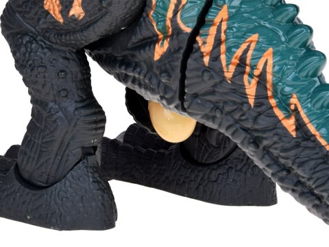 Duży dinozaur robot chodzi ryczy ZNOSI JAJKA efekty świetlne para ZA5716