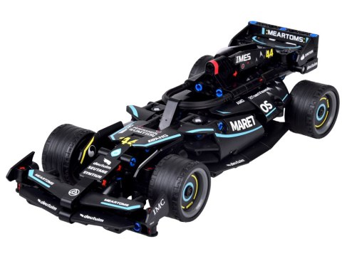 Klocki techniczne BOLID Formuła 1 268-ele napęd pull back naklejki ZA5728