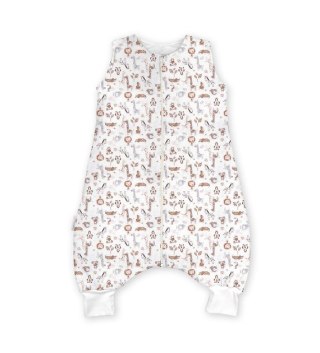 ALBERO MIO Śpiworek - kombinezon z nogawkami S (1,5 TOG) C016 Zoo World