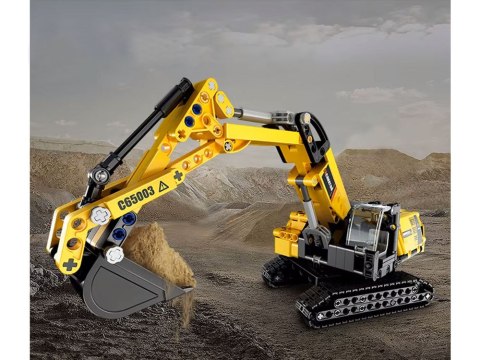 CaDA Klocki techniczne konstrukcyjne KOPARKA ruchome element 467el ZA4630