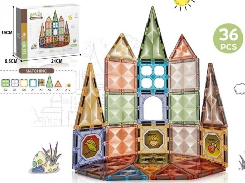 Klocki magnetyczne 36el Klocki magnetyczne 36el