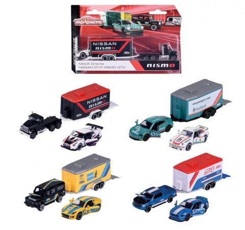 Majorette Pojazdy z przyczepą mix Majorette Pojazdy z przyczepą mix