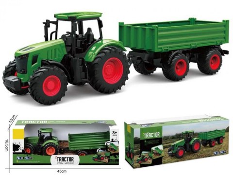 Traktor z przyczepą 48,5x13x16,5cm Traktor z przyczepą 48,5x13x16,5cm