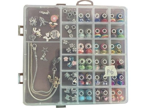 Zestaw do robienia bransoletek w ozdobnej kasetce Zestaw do robienia bransoletek w ozdobnej kasetce