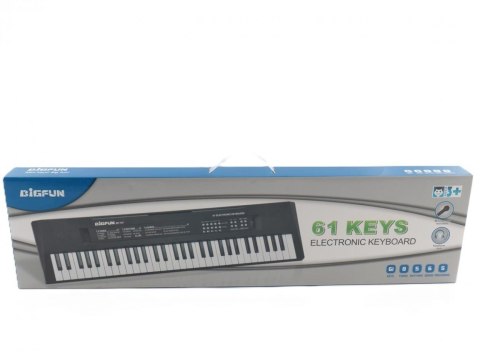 Keyboard muzyczny B/O z mikrofonem 61 klawiszy Keyboard muzyczny B/O z mikrofonem 61 klawiszy