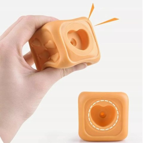 Klocki sensoryczne gumowe miękkie Montessori wieża piramida 13 el