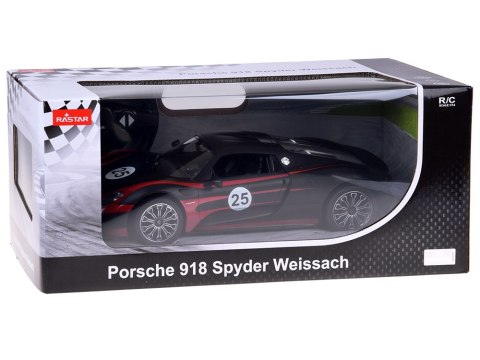 Rastar auto zdalnie sterowane Porsche 918 Spyder 1:14 pilot ośw RC0711