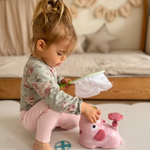 WOOPIE Gra Zręcznościowa Złap Frisbee Wyrzutnia Dysków