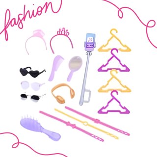 WOOPIE ROYAL Lalka Lili Modelka Stylistka Modowa z Akcesoriamii