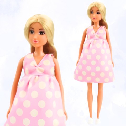 WOOPIE ROYAL Zestaw Lalek Rodzina Lily w Ciąży Tata Niemowlak Wózek Akcesoria