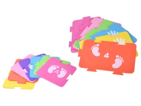 Dynamiczna gra ruchowa "Działaj z zamieszaniem" - piankowe puzzle ZA5611