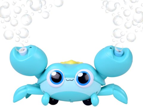 Uroczy chodzący KRAB na BAŃKI MYDLANE automat maszyna świeci gra ZA5717