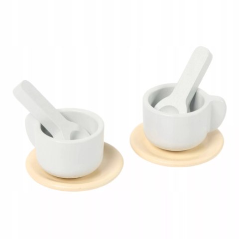 Drewniany zestaw do herbaty dla dzieci z akcesoriami 16 el.