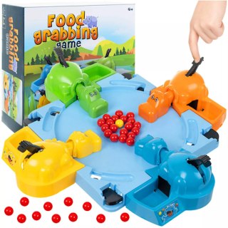 Gra Głodne Hipcie Rodzinna Gra Zręcznościowa dla Dzieci 2-4 Graczy