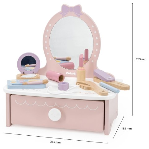 Viga Drewniana Toaletka z Akcesoriami Kącik Małej Księżniczki