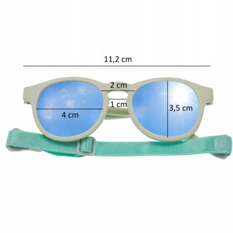 Dooky Hawaii MINT Okulary przeciwsłoneczne dla dzieci elastyczne 6-36M