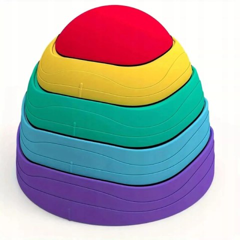 Kamienie sensoryczne zestaw 5 kolorów dla dzieci, ćwiczenia i Zabawa