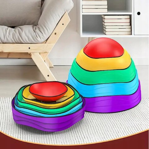 Kamienie sensoryczne zestaw 5 kolorów dla dzieci, ćwiczenia i Zabawa