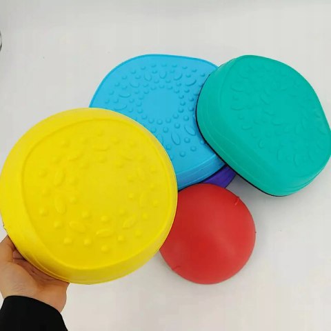 Kamienie sensoryczne zestaw 5 kolorów dla dzieci, ćwiczenia i Zabawa