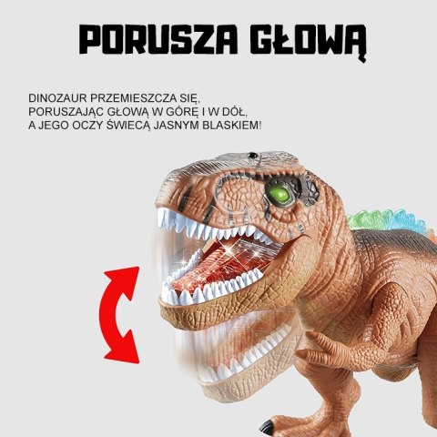 WOOPIE Zdalnie Sterowany Dinozaur T-Rex Realistyczny Król Jurajski
